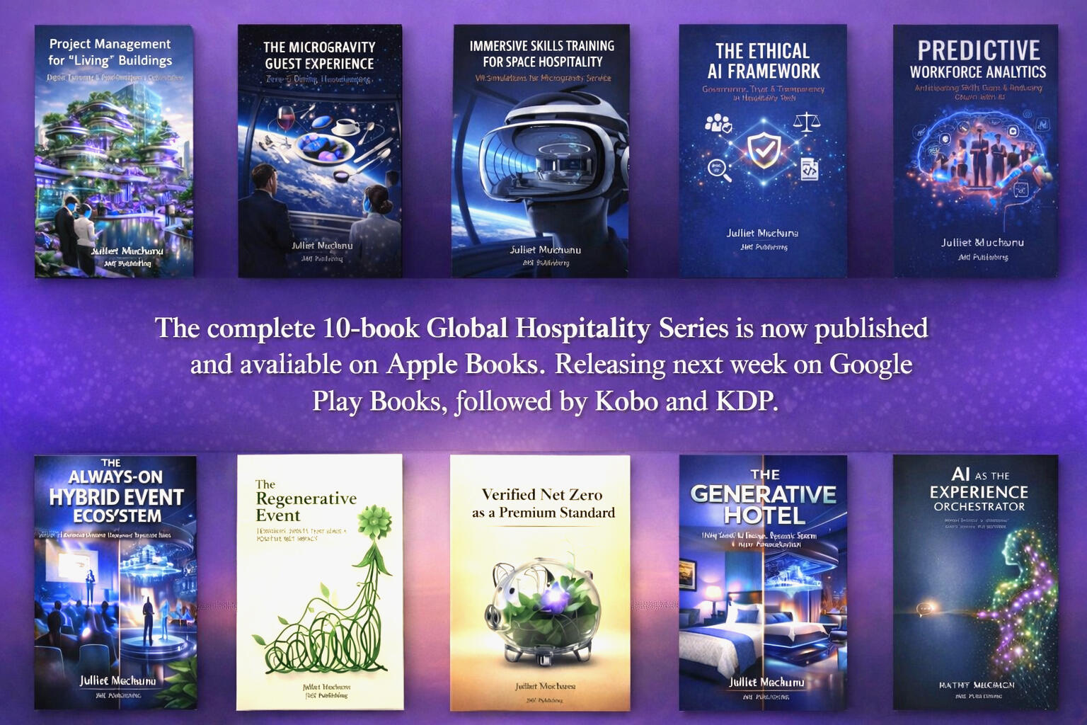 Now available on Apple Books & Google Play Books a strategic blueprint for AI‑powered hospitality.